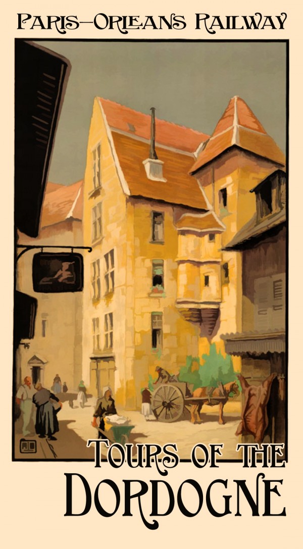 Paris - Orleans Railway Tours of the Dordogne  Print